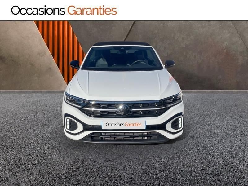Occasion VW T-Roc Cabriolet R-line 150 ch (110 kW) 2025 Blanc pur, capote noire Cabriolet