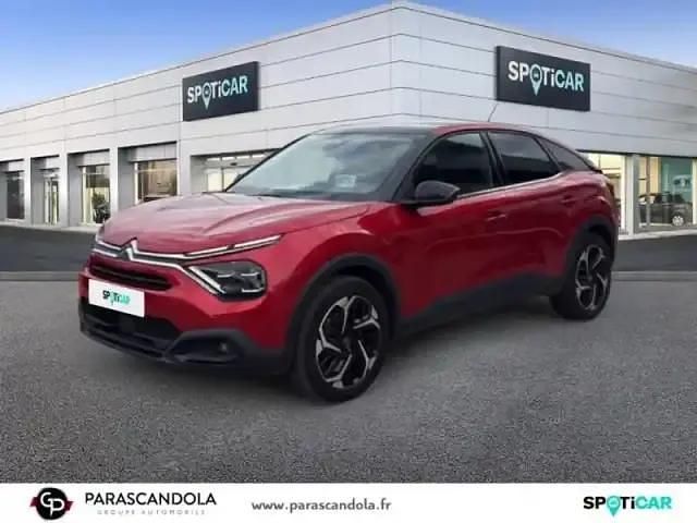 Rouge elixir (n) Occasion 2022 Citroën C4 PureTech Berline | 16 990 € (Prix juste) - Image 1/4