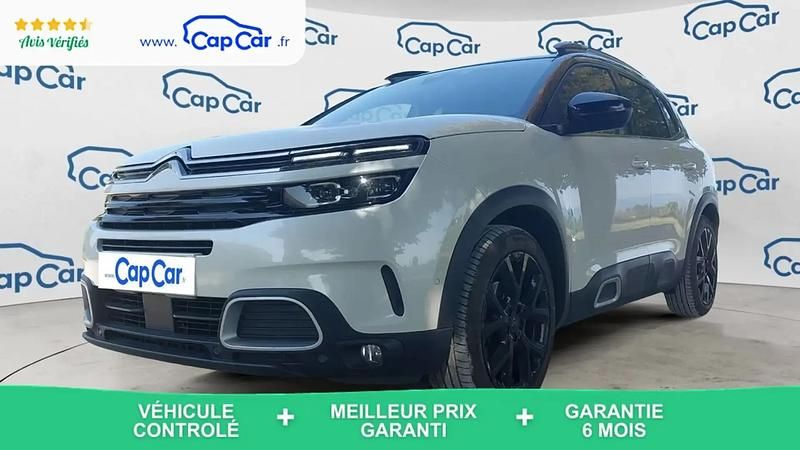 Blanc Utilisé 2019 Citroën C5 Aircross PureTech SUV | 12 470 € (Bon prix) - Image 1/4