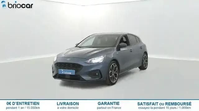 Bleu azur métallisé Utilisé 2021 Ford Focus ST-Line X Berline | 16 490 € (Bon prix) - Image 1/4