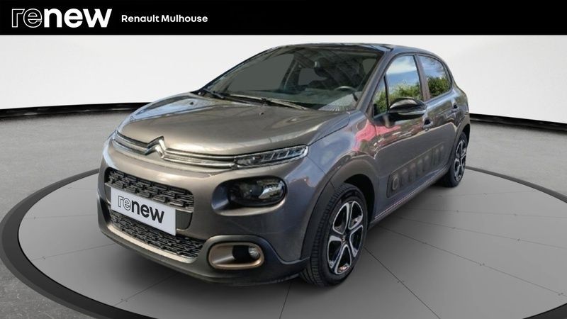 Gris Utilisé 2019 Citroën C3 Origins Citadine | 9 999 € (Prix juste) - Image 1/4