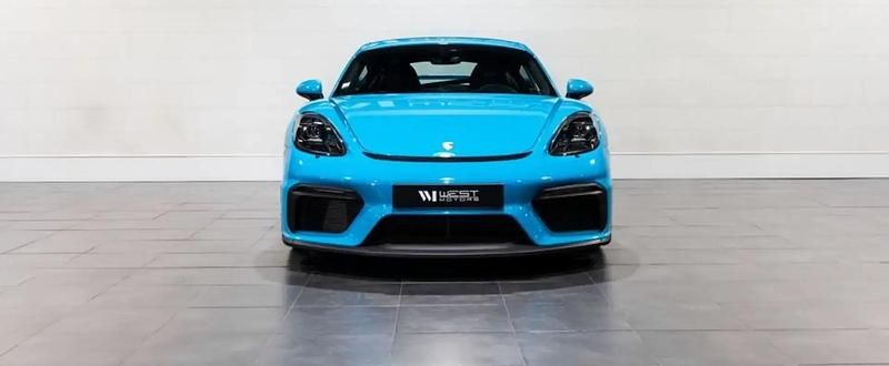 Occasion Porsche 718 Cayman GT4 Chrono 421 ch (309 kW) 2019 Bleu Coupé