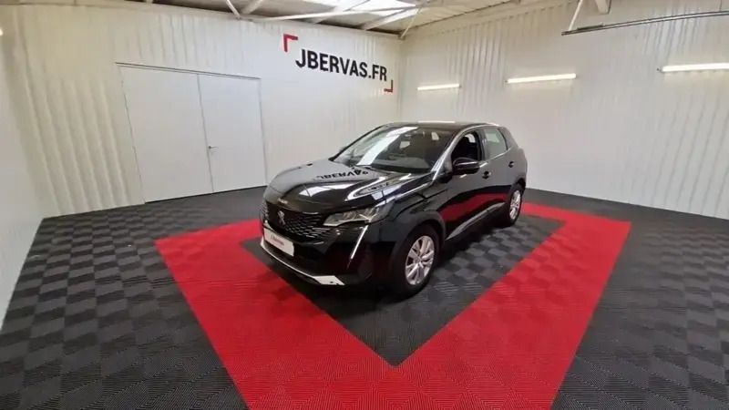 Noir Utilisé 2021 Peugeot 3008 Active SUV | 19 490 € (Bon prix) - Image 1/4