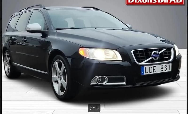 Noir Occasion 2011 Volvo V70 R-Design Break | 11 400 € - Image 1/4