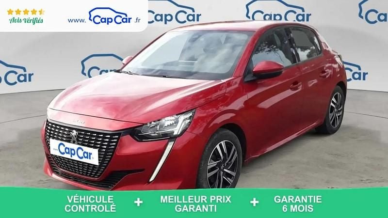 Rouge Utilisé 2020 Peugeot 208 Allure Citadine | 9 990 € (Super prix) - Image 1/4