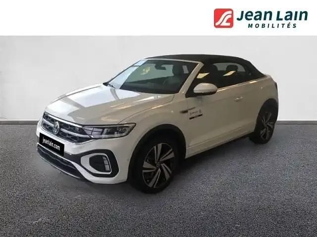 Blanc pur / capote noire Utilisé 2025 VW T-Roc Cabriolet Cabriolet | 41 280 € - Image 1/4