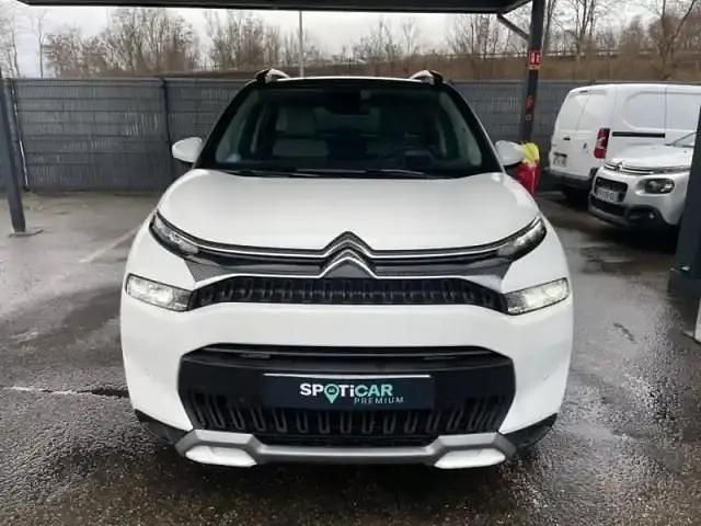 Occasion Citroën C3 Aircross PureTech 2021 Blanc banquise (o) + noir perla nera SUV