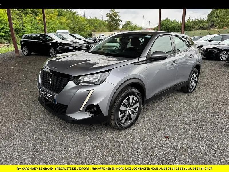Gris Utilisé 2021 Peugeot 2008 Business-Line SUV | 11 990 € (Super prix) - Image 1/4