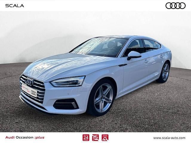 Blanc ibis Utilisé 2018 Audi A5 Sportback S-Line | 30 990 € (Prix juste) - Image 1/4