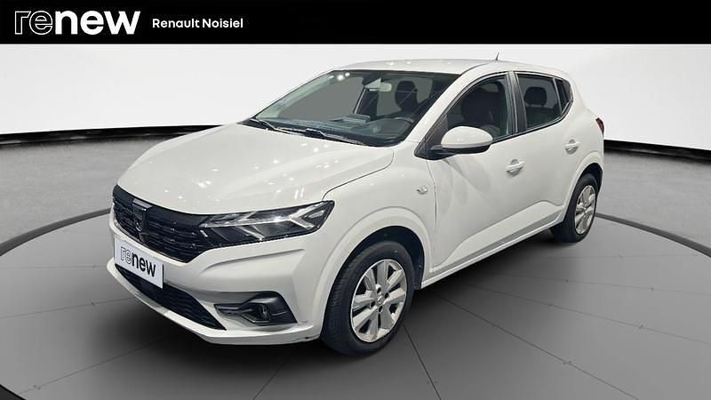 Blanc Utilisé 2022 Dacia Sandero Comfort Citadine | 15 490 € (Prix assez cher) - Image 1/4