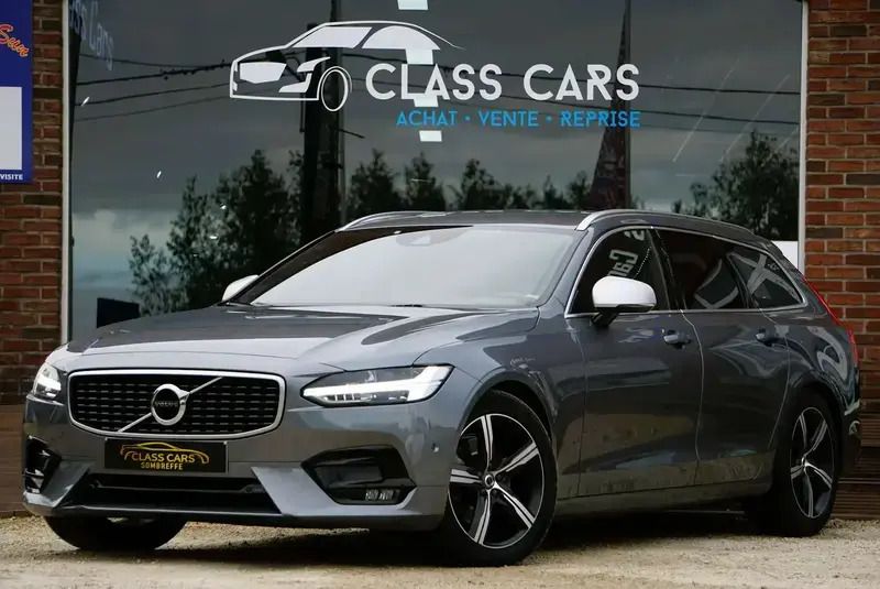 Gris Utilisé 2017 Volvo V90 R-Design Break | 26 990 € (Bon prix) - Image 1/4