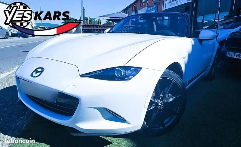 Blanc Utilisé 2016 Mazda MX5 Cabriolet | 17 490 € - Image 1/4