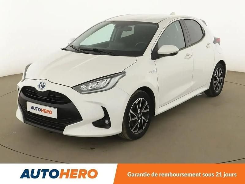 Blanc Occasion 2021 Toyota Yaris Hybrid Design Citadine | 17 990 € (Bon prix) - Image 1/2