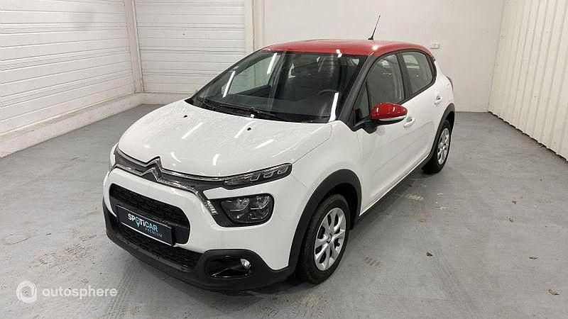 Blanc Utilisé 2023 Citroën C3 Feel Citadine | 12 999 € (Prix juste) - Image 1/4