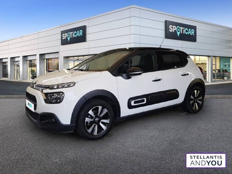 Blanc Utilisé 2023 Citroën C3 PureTech Citadine | 12 980 € (Prix juste) - Image 1/3