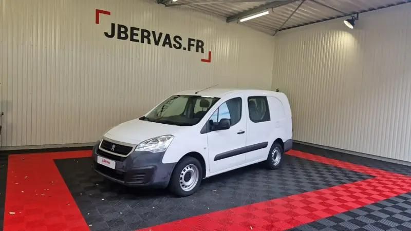 Blanc Utilisé 2017 Peugeot Partner Monospace | 14 990 € (Prix juste) - Image 1/4