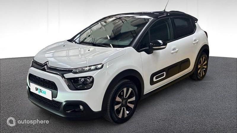Blanc Utilisé 2023 Citroën C3 PureTech Citadine | 12 490 € (Prix juste) - Image 1/4