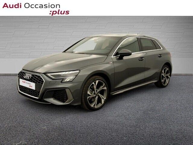 Gris daytona nacré Utilisé 2022 Audi A3 S-Line | 31 900 € (Prix assez cher) - Image 1/4