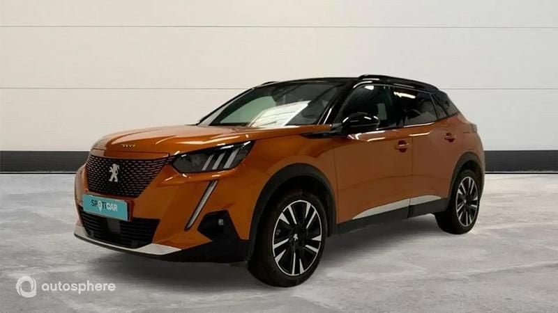 Orange Utilisé 2022 Peugeot e-2008 GT SUV | 17 499 € (Bon prix) - Image 1/4