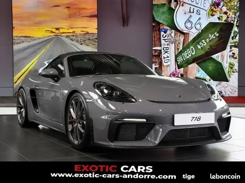 Gris Utilisé 2023 Porsche 718 Spyder Cabriolet | 136 900 € - Image 1/4