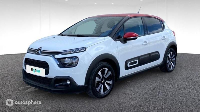 Blanc Utilisé 2023 Citroën C3 PureTech Citadine | 12 779 € (Prix juste) - Image 1/4