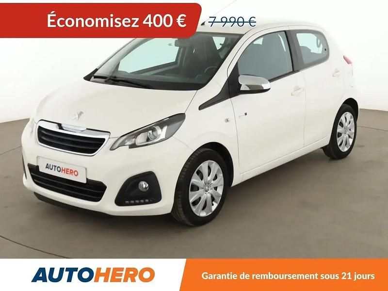 Blanc Occasion 2016 Peugeot 108 Style Citadine | 7 590 € (Prix juste) - Image 1/2