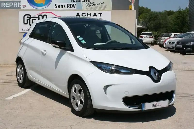 Blanc Utilisé 2016 Renault Zoe Life Citadine | 5 990 € (Bon prix) - Image 1/4