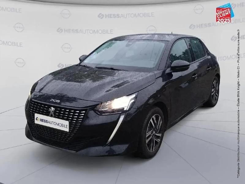 Noir Utilisé 2019 Peugeot 208 Allure Citadine | 13 499 € (Prix juste) - Image 1/4