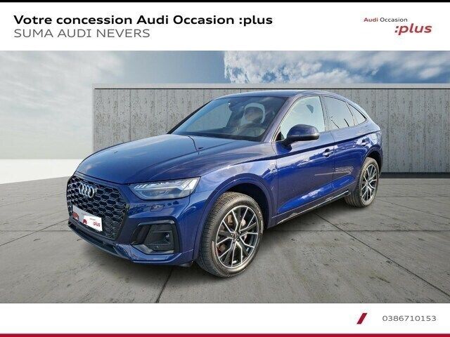 Bleu navarre métallisé Utilisé 2023 Audi Q5 Sportback S-Line SUV | 54 790 € (Prix juste) - Image 1/4
