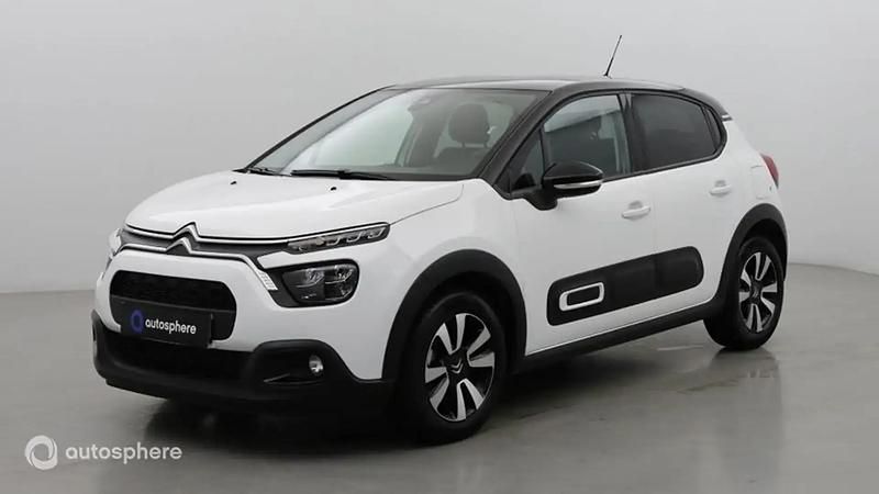 Blanc Utilisé 2023 Citroën C3 PureTech Citadine | 12 499 € (Bon prix) - Image 1/4