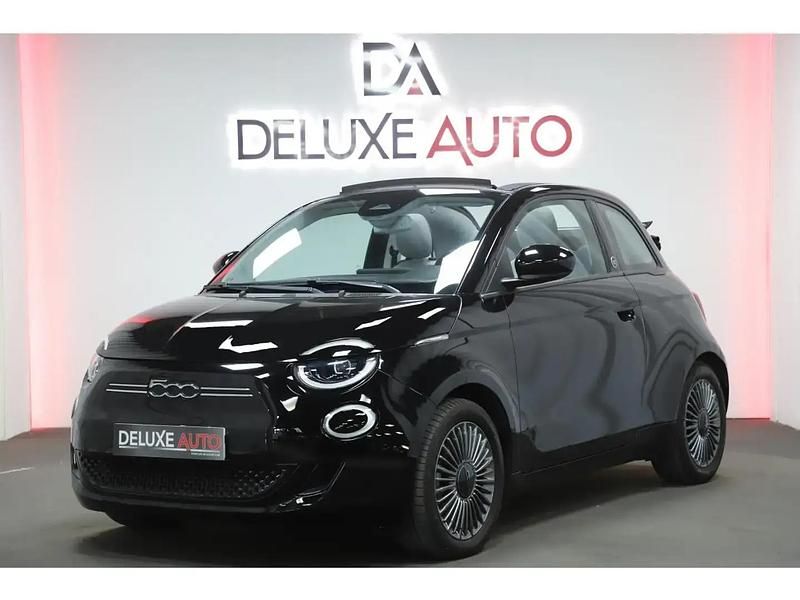 Noir Utilisé 2021 Fiat 500e Cabriolet | 14 490 € (Super prix) - Image 1/4
