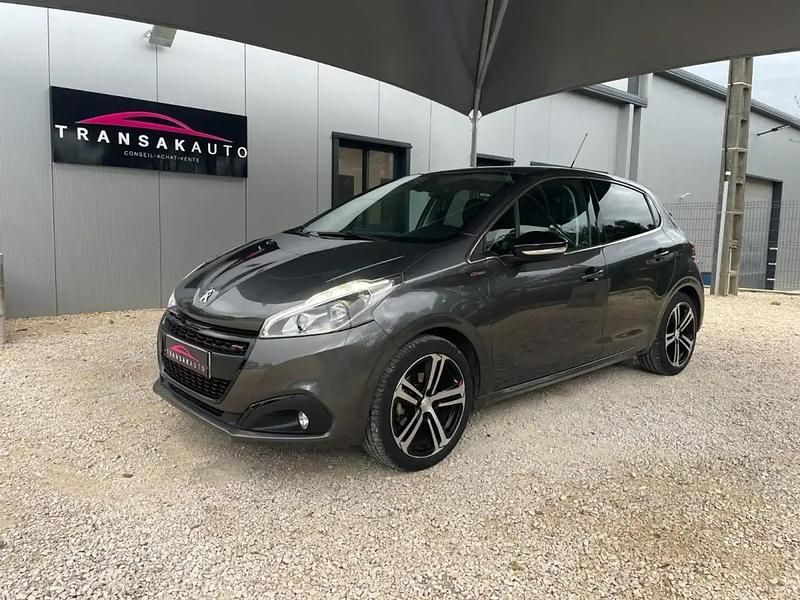Gris Occasion 2018 Peugeot 208 GT-line Citadine | 6 990 € (Prix juste) - Image 1/4