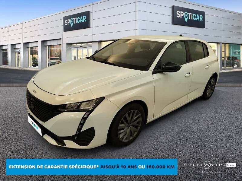 Blanc Utilisé 2022 Peugeot 308 Active Berline | 14 889 € (Bon prix) - Image 1/4