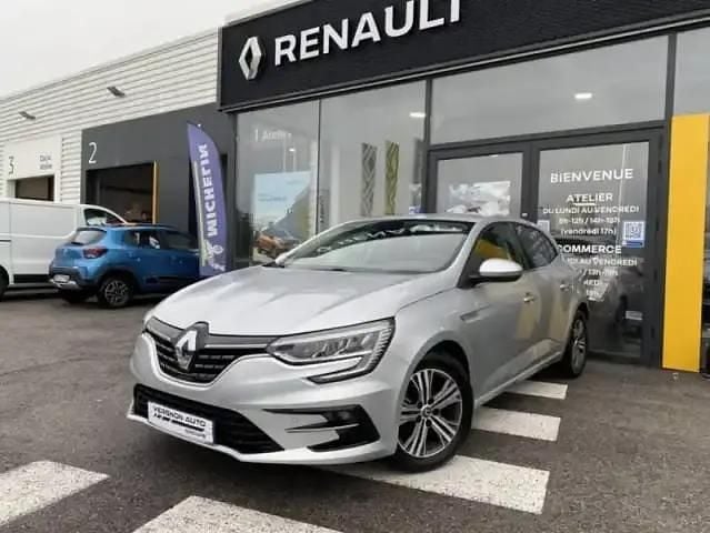 Gris clair Utilisé 2022 Renault Mégane IV Techno Berline | 19 470 € (Prix juste) - Image 1/4