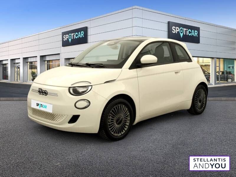 Blanc Utilisé 2022 Fiat 500e Berline | 15 790 € (Bon prix) - Image 1/4
