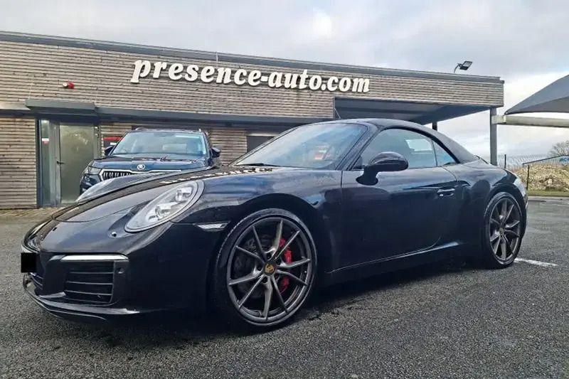 Noir Utilisé 2016 Porsche 911 Carrera S Cabriolet Cabriolet | 98 500 € - Image 1/4