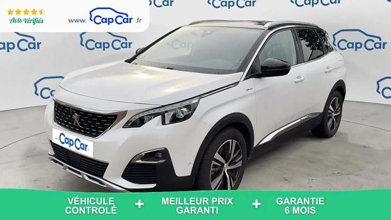 Blanc Utilisé 2020 Peugeot 3008 GT-line SUV | 18 500 € - Image 1/4