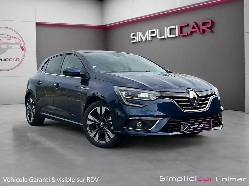 Bleu Occasion 2018 Renault Mégane IV Intens | 14 980 € (Prix assez cher) - Image 1/4