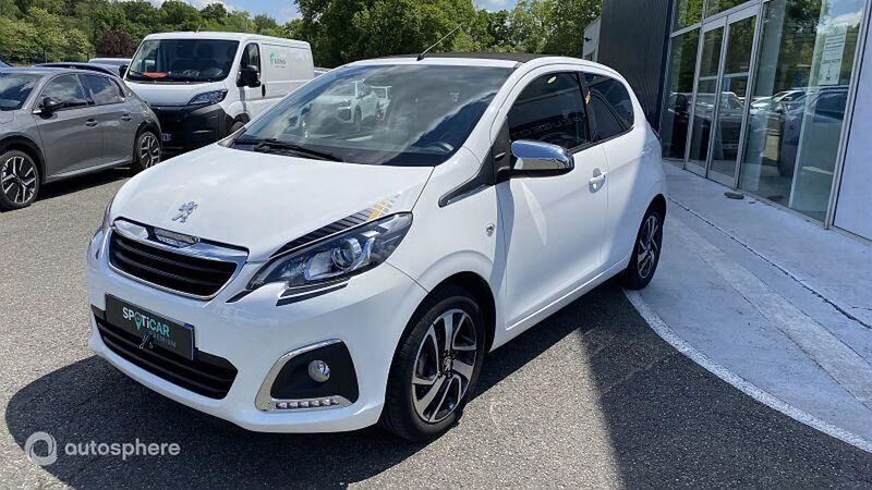 Blanc Utilisé 2021 Peugeot 108 Top! Collection Citadine | 12 499 € (Prix cher) - Image 1/4