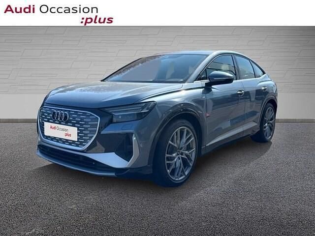 Bleu geyser métallisé Utilisé 2025 Audi Q4 Sportback e-tron S-Line SUV | 60 500 € - Image 1/4