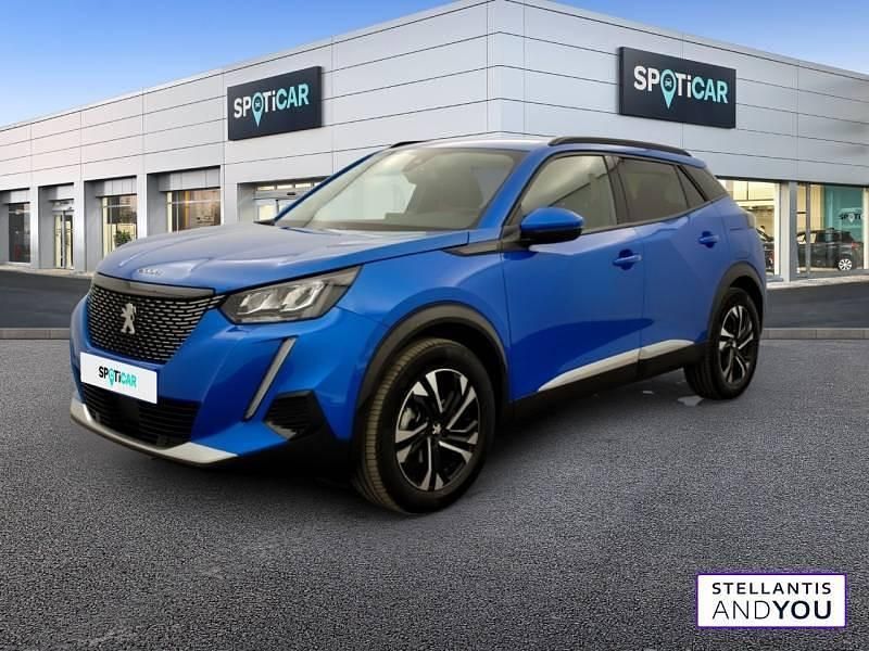Bleu Utilisé 2021 Peugeot 2008 Allure SUV | 17 690 € (Prix juste) - Image 1/4