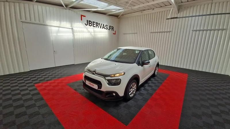 Blanc Utilisé 2020 Citroën C3 Feel Citadine | 9 990 € - Image 1/4