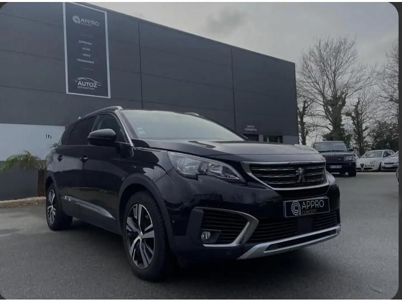 Noir Utilisé 2018 Peugeot 5008 Allure Monospace | 11 990 € (Prix juste) - Image 1/4