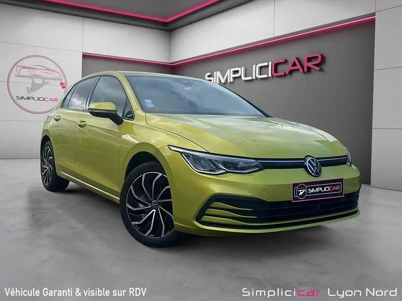 Jaune Occasion 2021 VW Golf VIII Life Break | 17 980 € (Prix juste) - Image 1/4