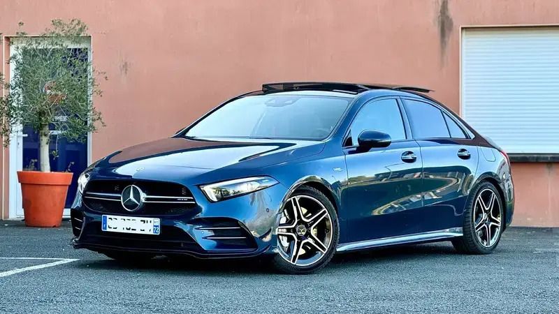 Bleu Utilisé 2020 Mercedes A35 AMG AMG Berline | 46 000 € (Prix assez cher) - Image 1/4