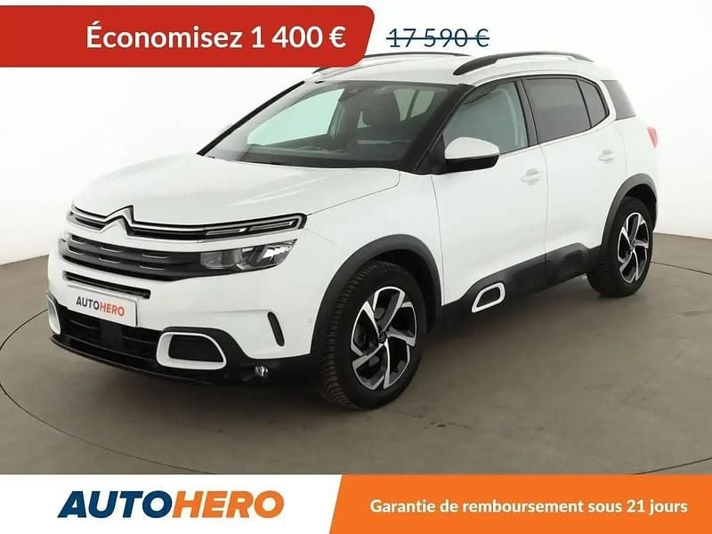 Blanc Occasion 2019 Citroën C5 Aircross Feel SUV | 16 190 € (Bon prix) - Image 1/2