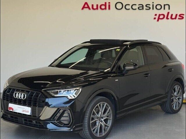 Noir mythic métallisé Utilisé 2021 Audi Q3 S-Line SUV | 40 990 € (Prix cher) - Image 1/4