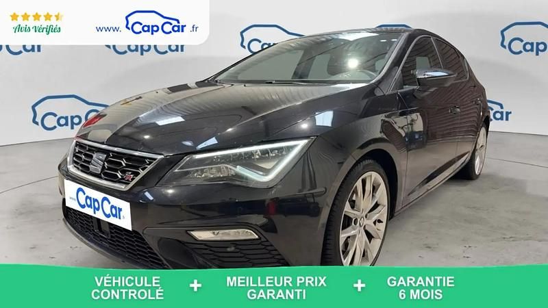 Occasion Seat Leon FR 150 ch (110 kW) 2019 Noir Berline
