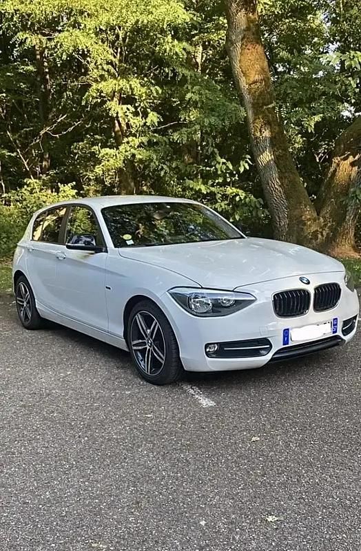 Blanc Utilisé 2012 BMW 116 Sport Line Citadine | 6 400 € (Bon prix) - Image 1/4