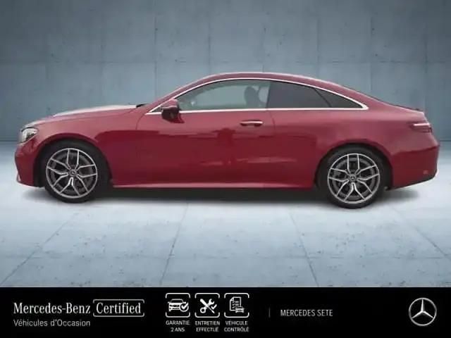 Occasion Mercedes CLA220 AMG line 2022 Rouge rubellite métallisé Berline